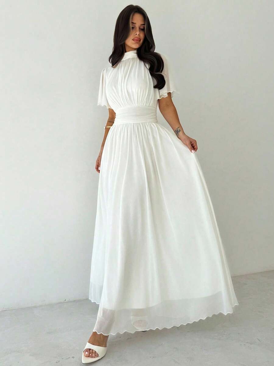 Rochie maxi SHEIN, alb