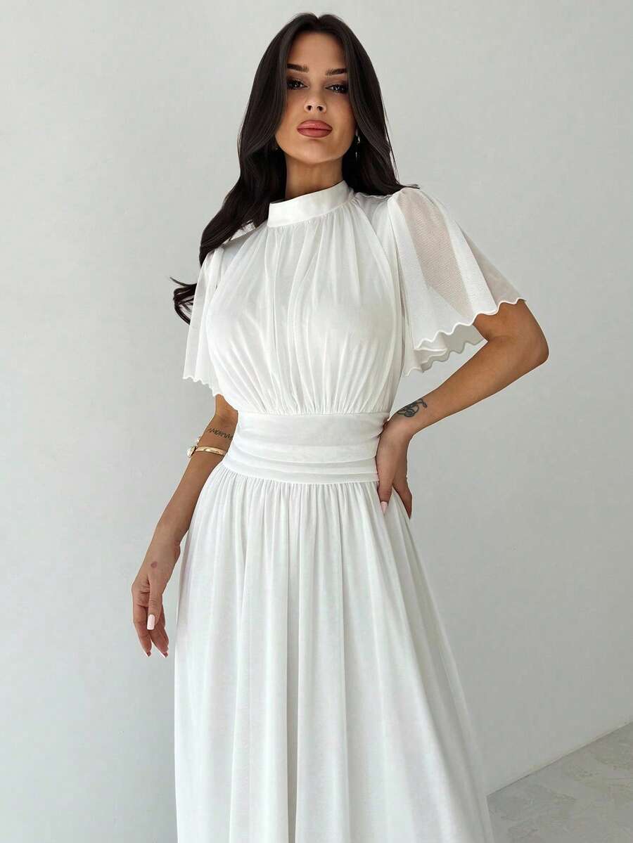 Rochie maxi SHEIN, alb