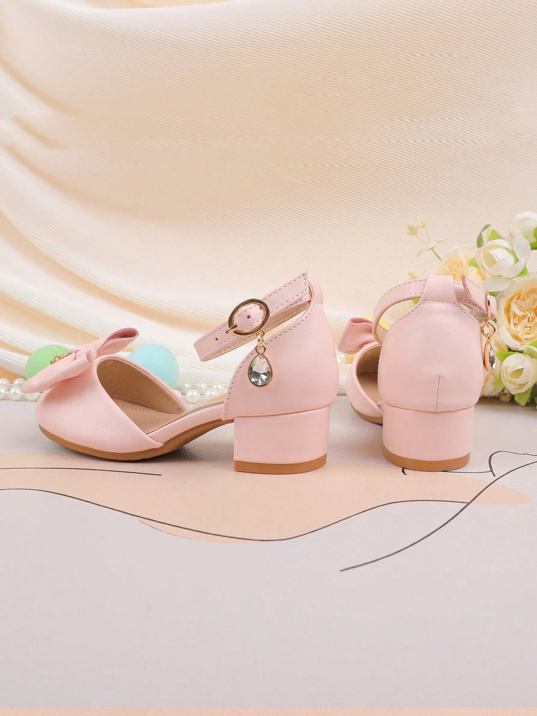Pantofi cu toc SHEIN, roz