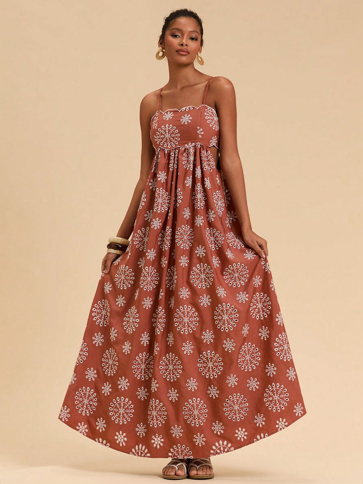 Rochie maxi SHEIN, maro