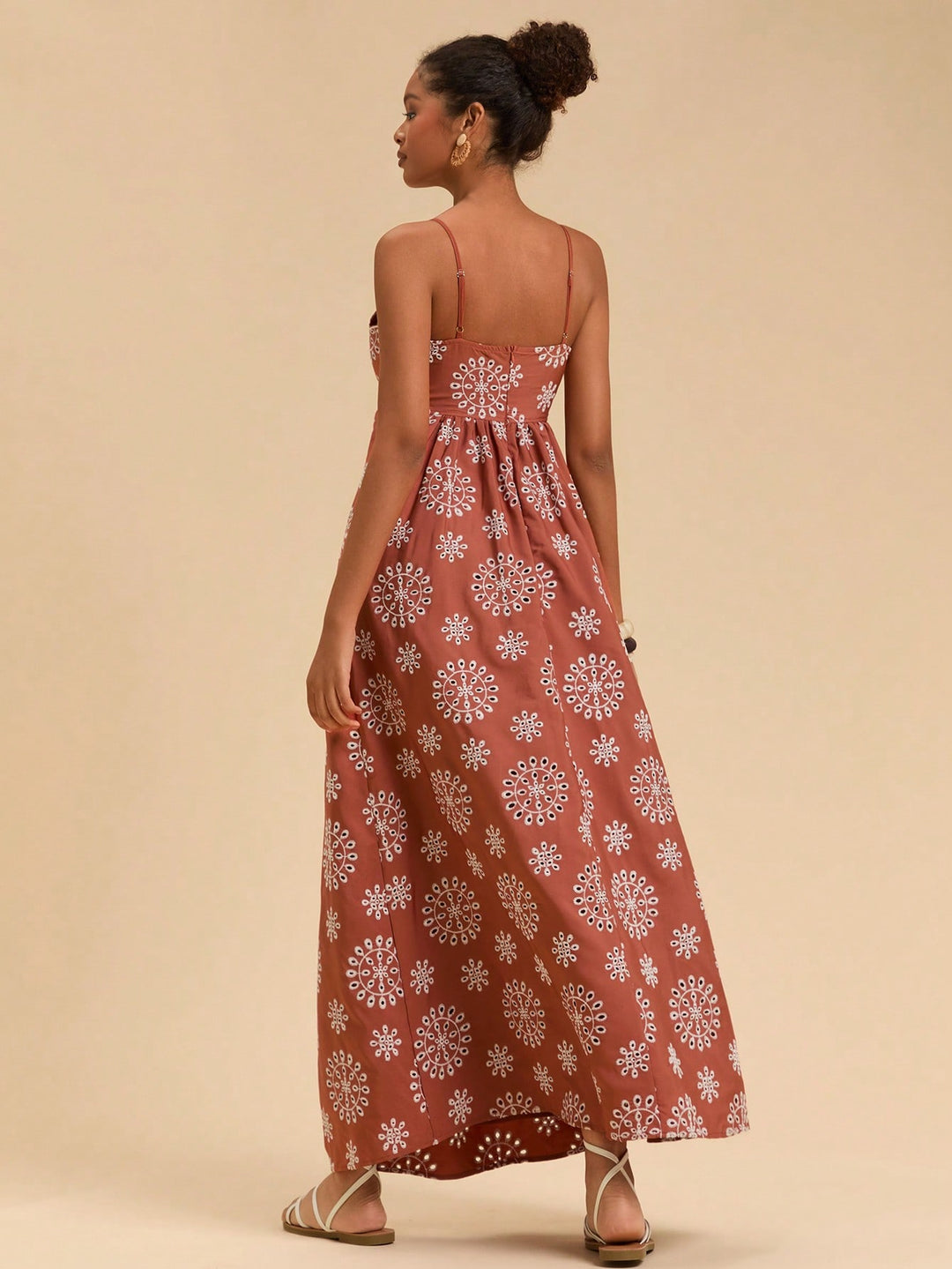 Rochie maxi SHEIN, maro