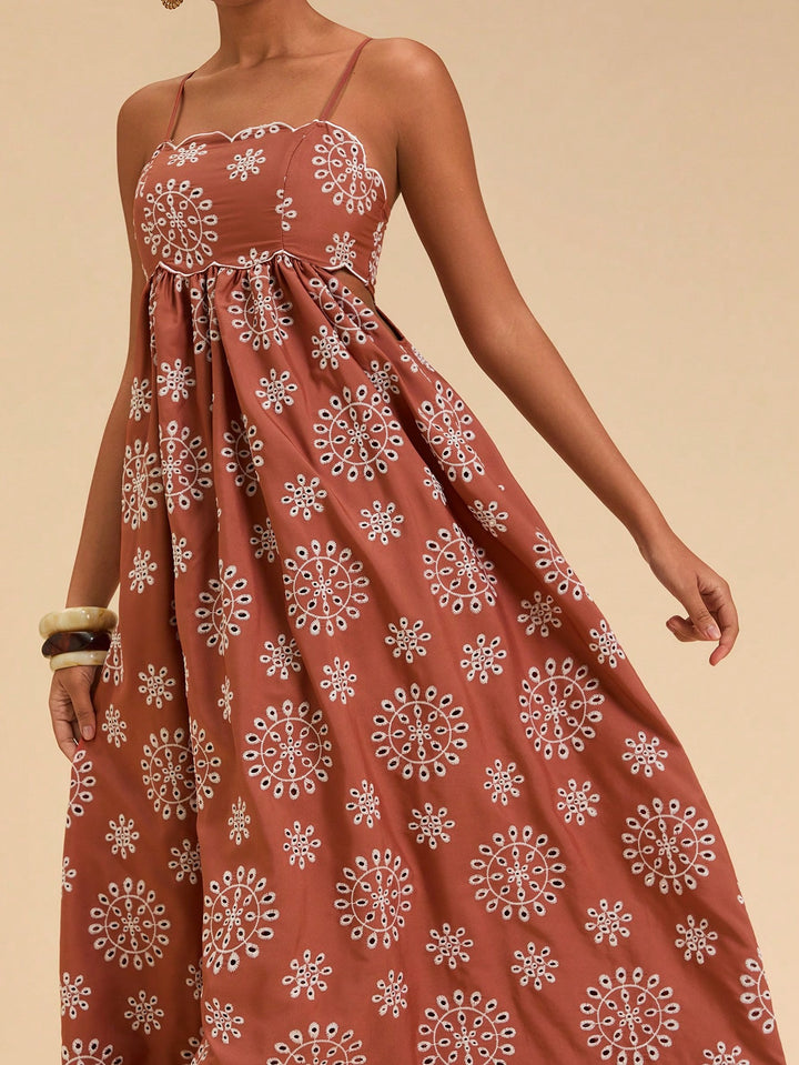 Rochie maxi SHEIN, maro