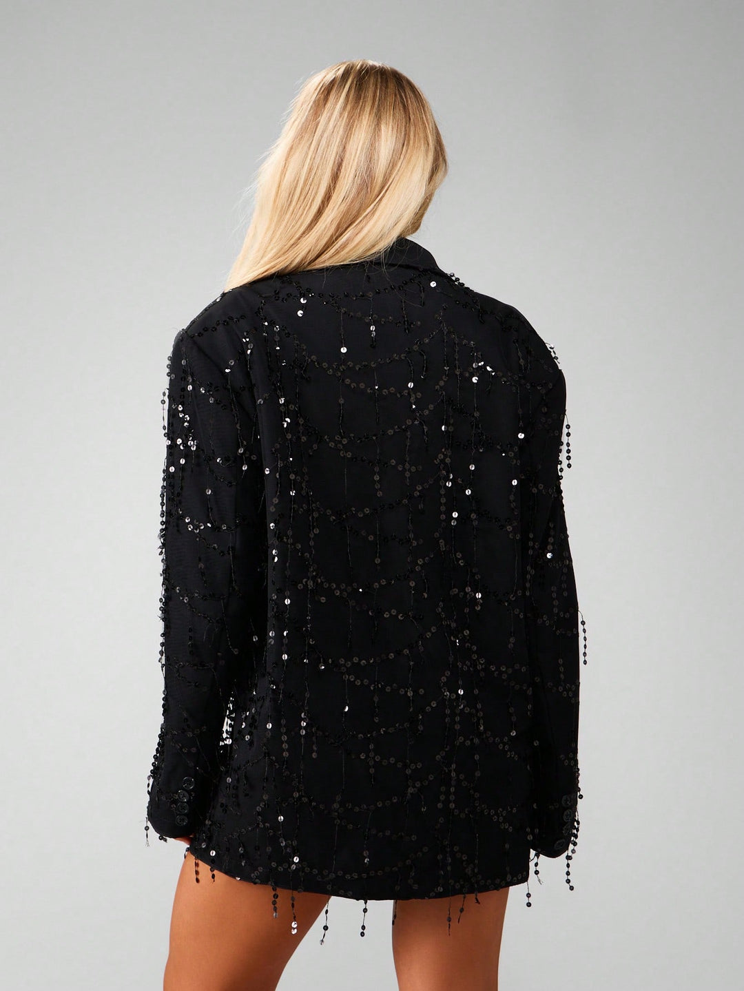 Sacou SHEIN, negru