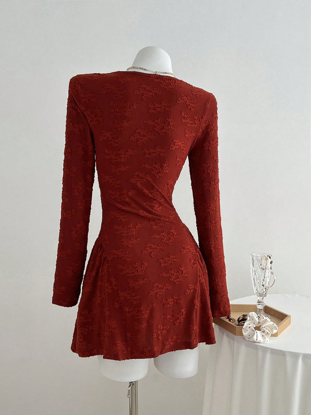 Rochie scurtă SHEIN, vișiniu