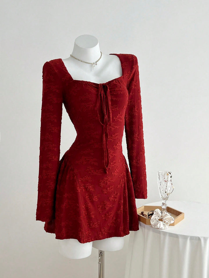 Rochie scurtă SHEIN, vișiniu