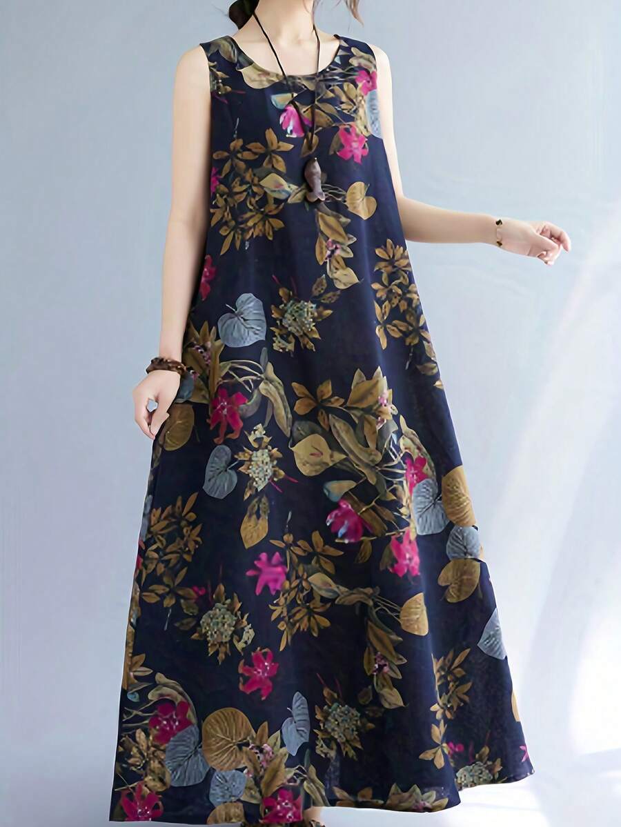 Rochie maxi SHEIN, mix culori