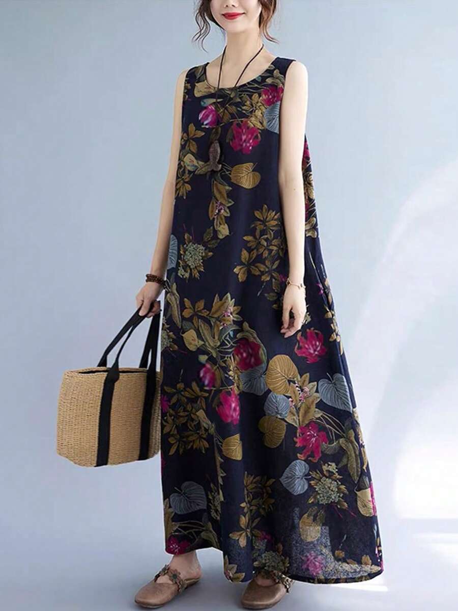 Rochie maxi SHEIN, mix culori