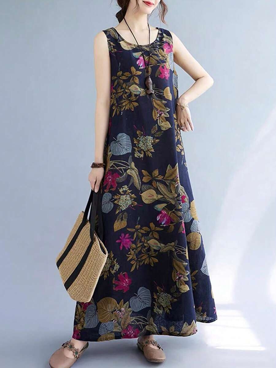 Rochie maxi SHEIN, mix culori