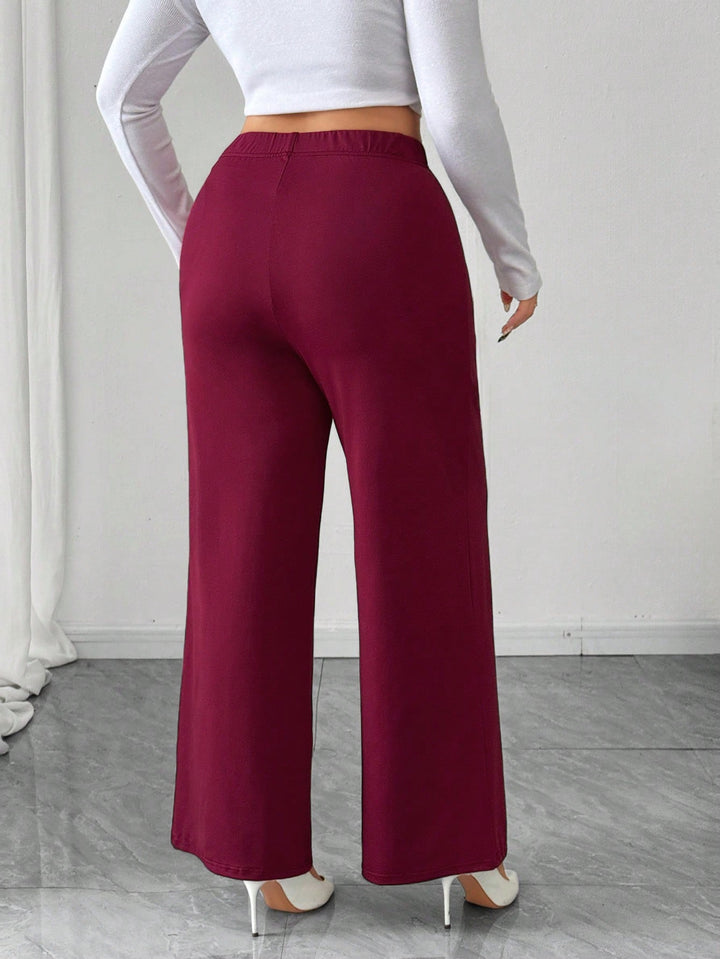 Pantaloni SHEIN, vișiniu