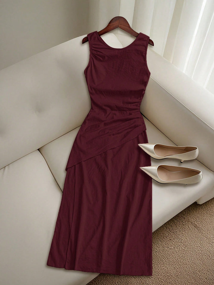 Rochie maxi SHEIN, vișiniu