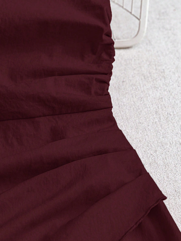 Rochie maxi SHEIN, vișiniu