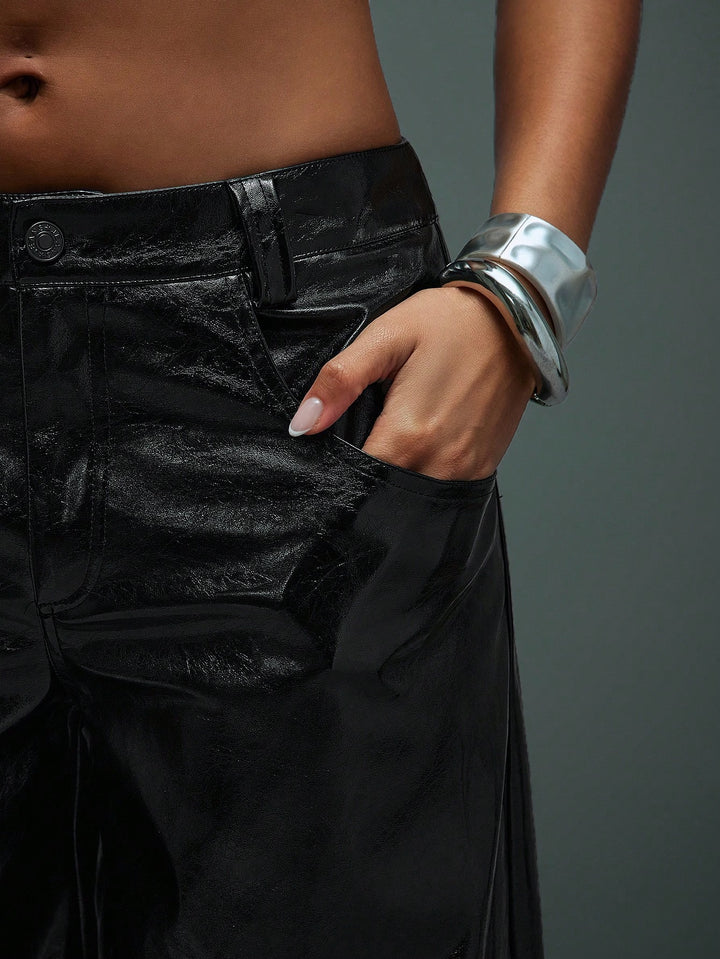 Pantaloni SHEIN, negru