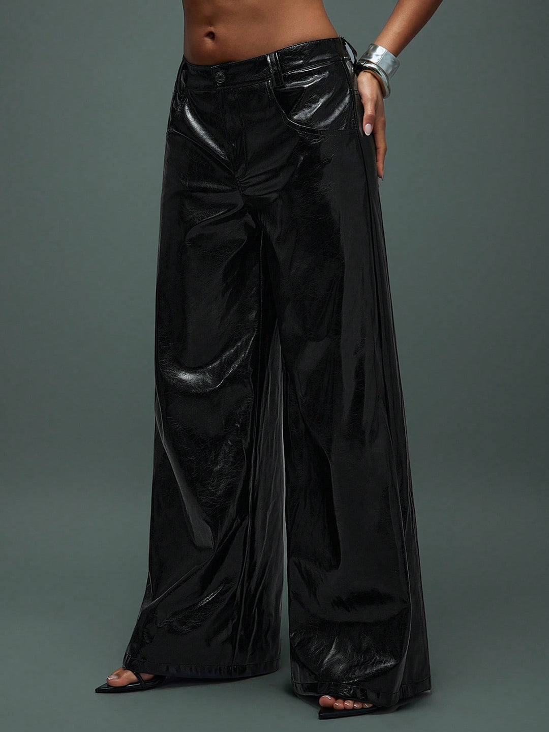 Pantaloni SHEIN, negru