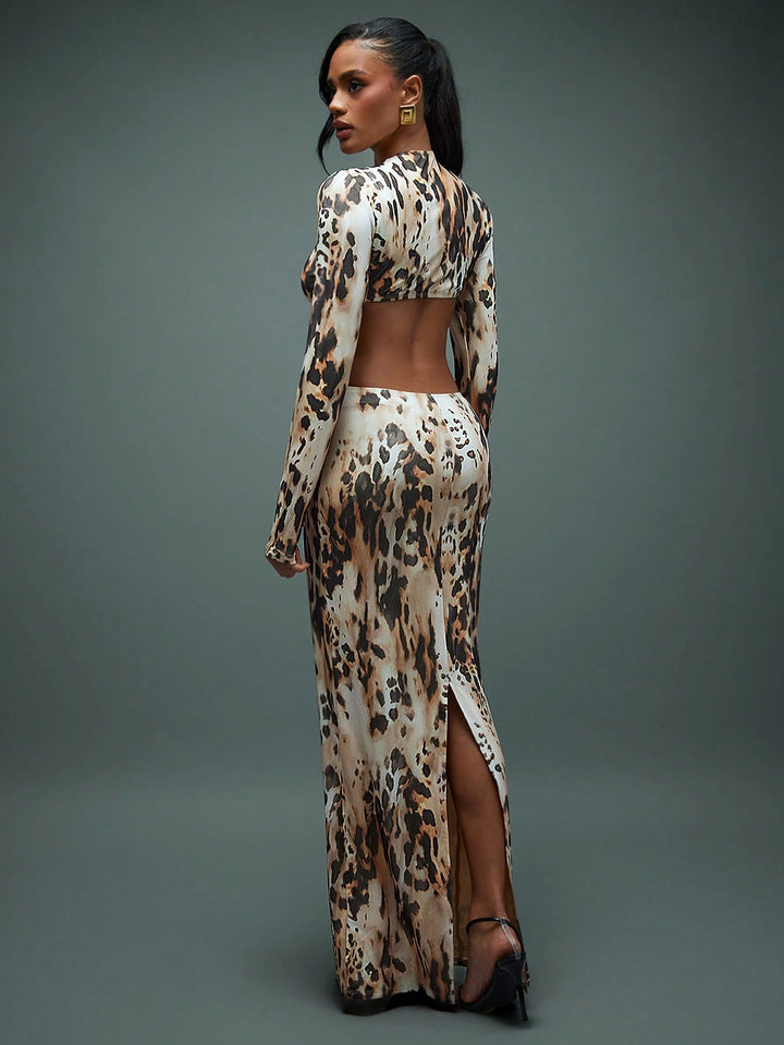 Rochie maxi SHEIN, mix culori