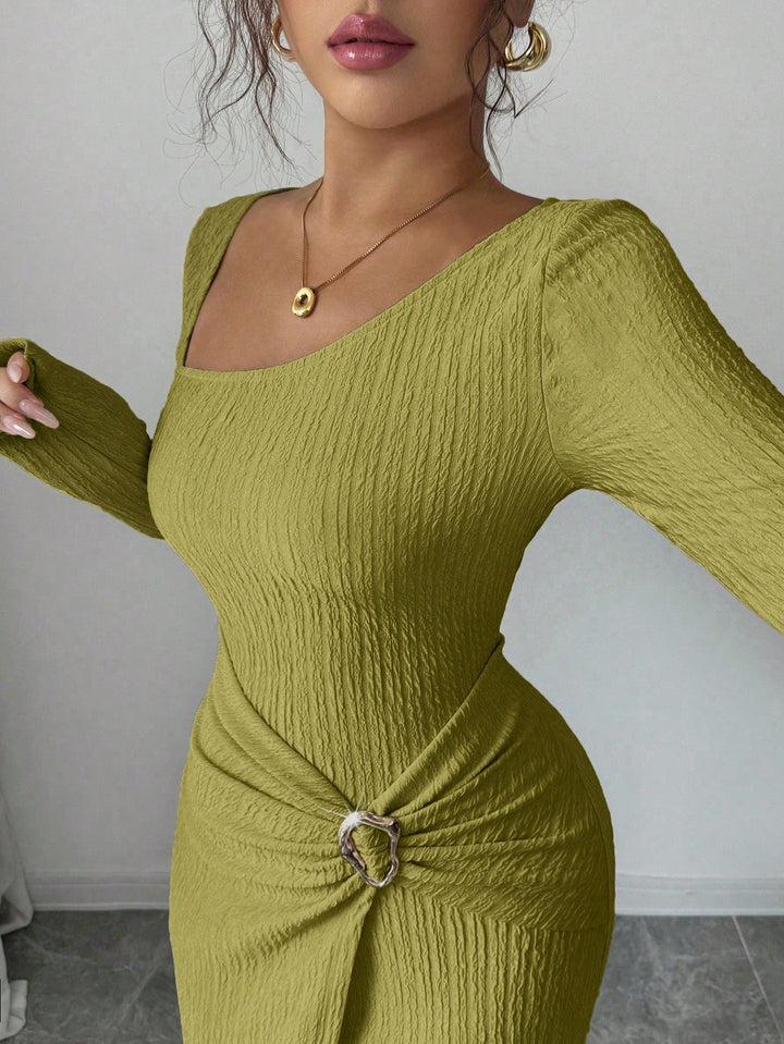 Rochie maxi SHEIN, verde