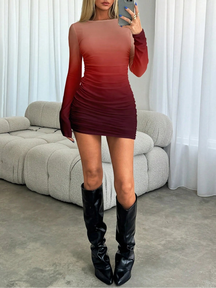 Rochie mini Shein, mix culori