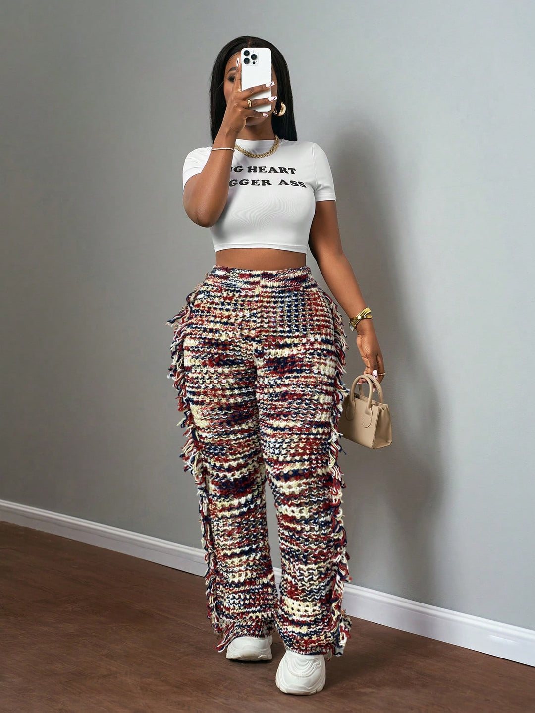 Pantaloni SHEIN, albastru