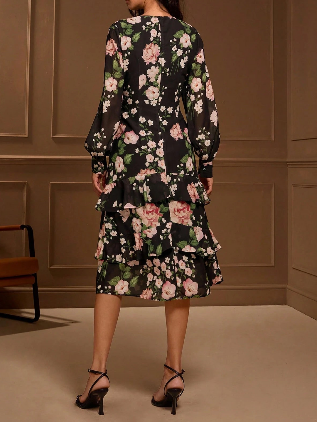 Rochie midi Shein, negru