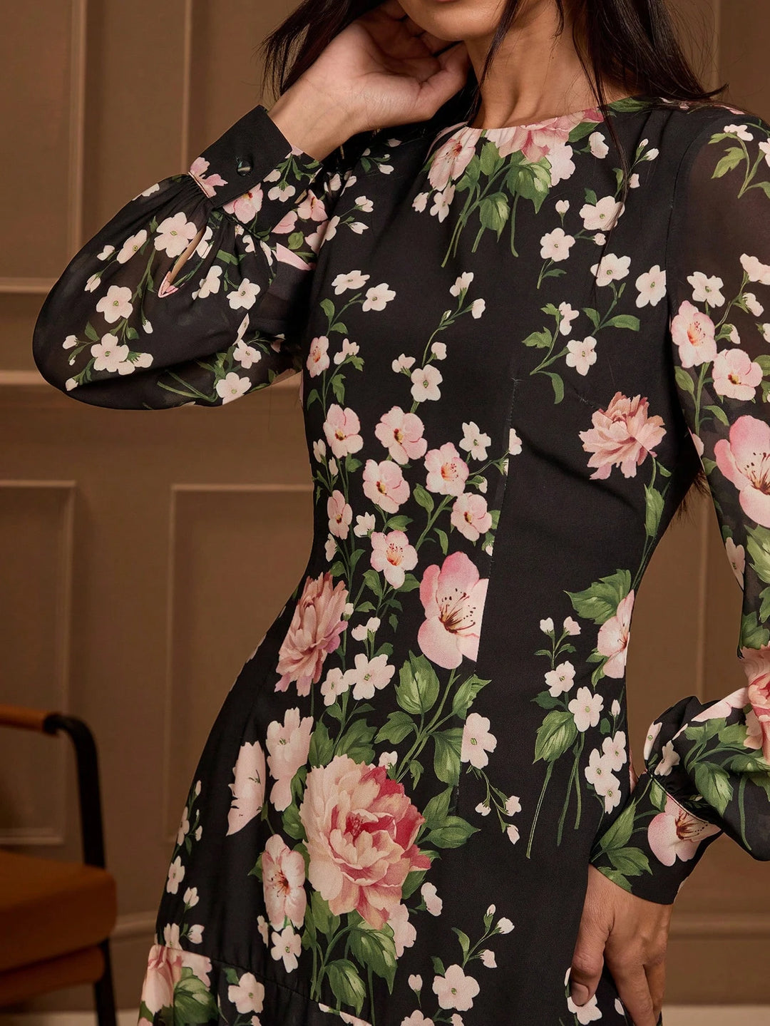 Rochie midi Shein, negru