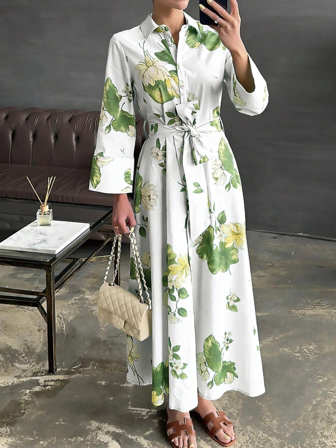 Rochie maxi SHEIN, gri