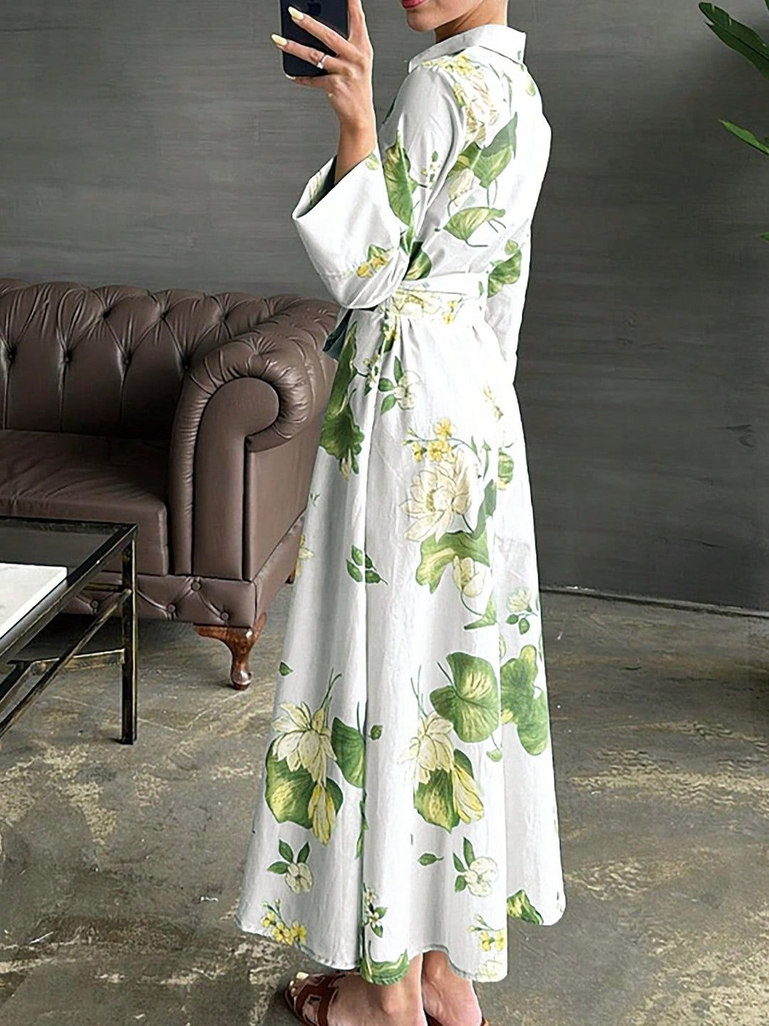 Rochie maxi SHEIN, gri