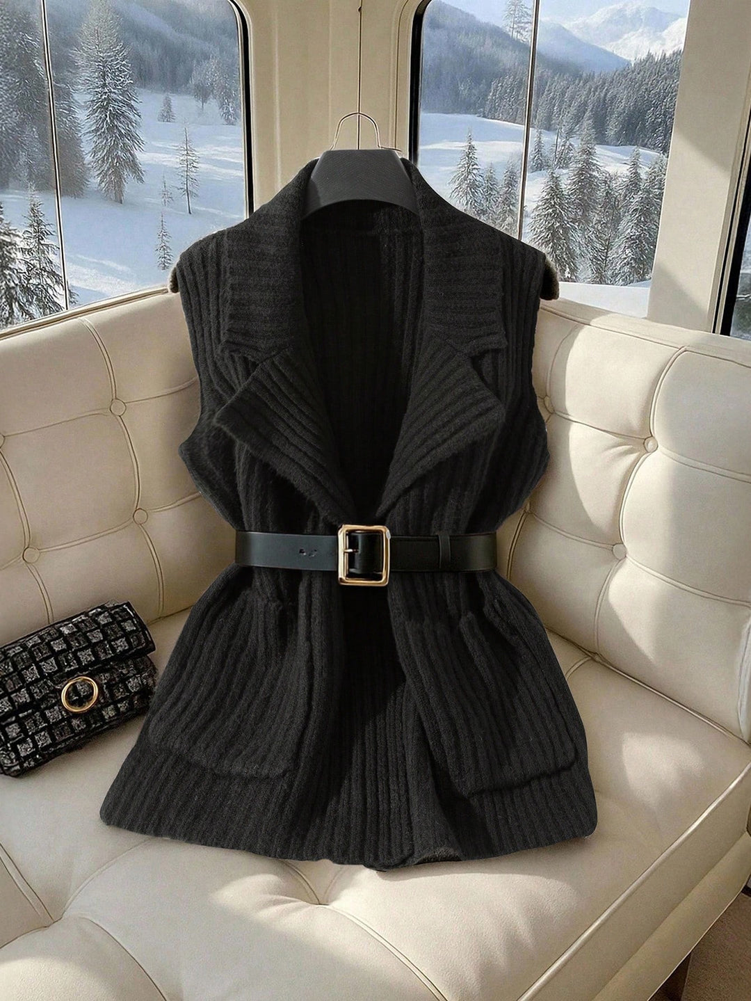Cardigan SHEIN, negru