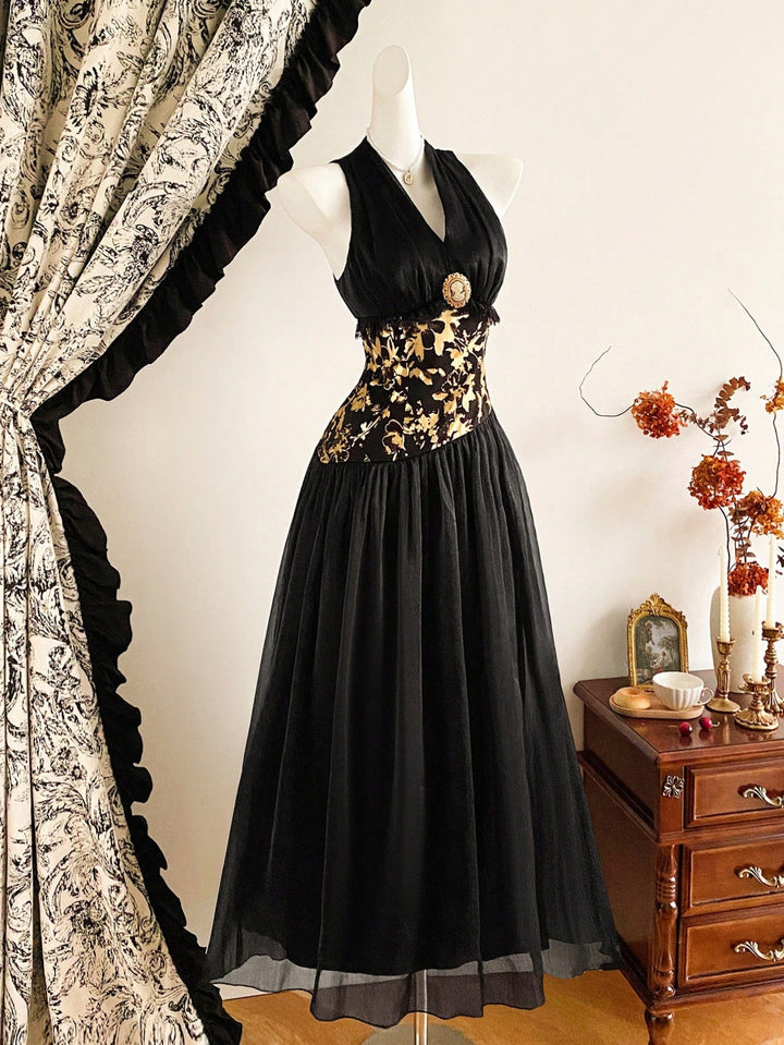 Rochie maxi SHEIN, negru