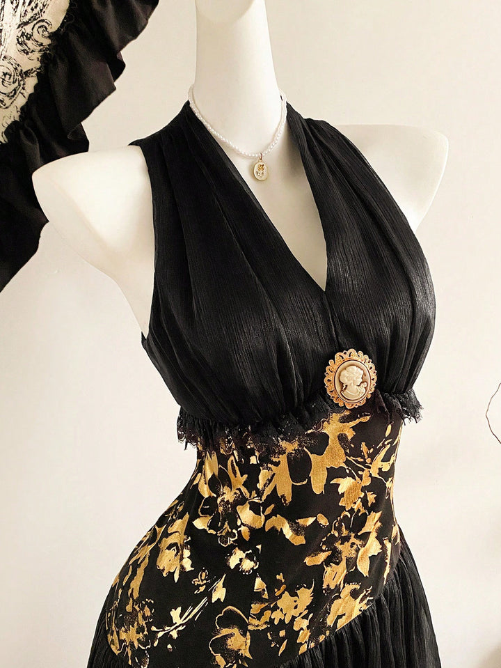 Rochie maxi SHEIN, negru