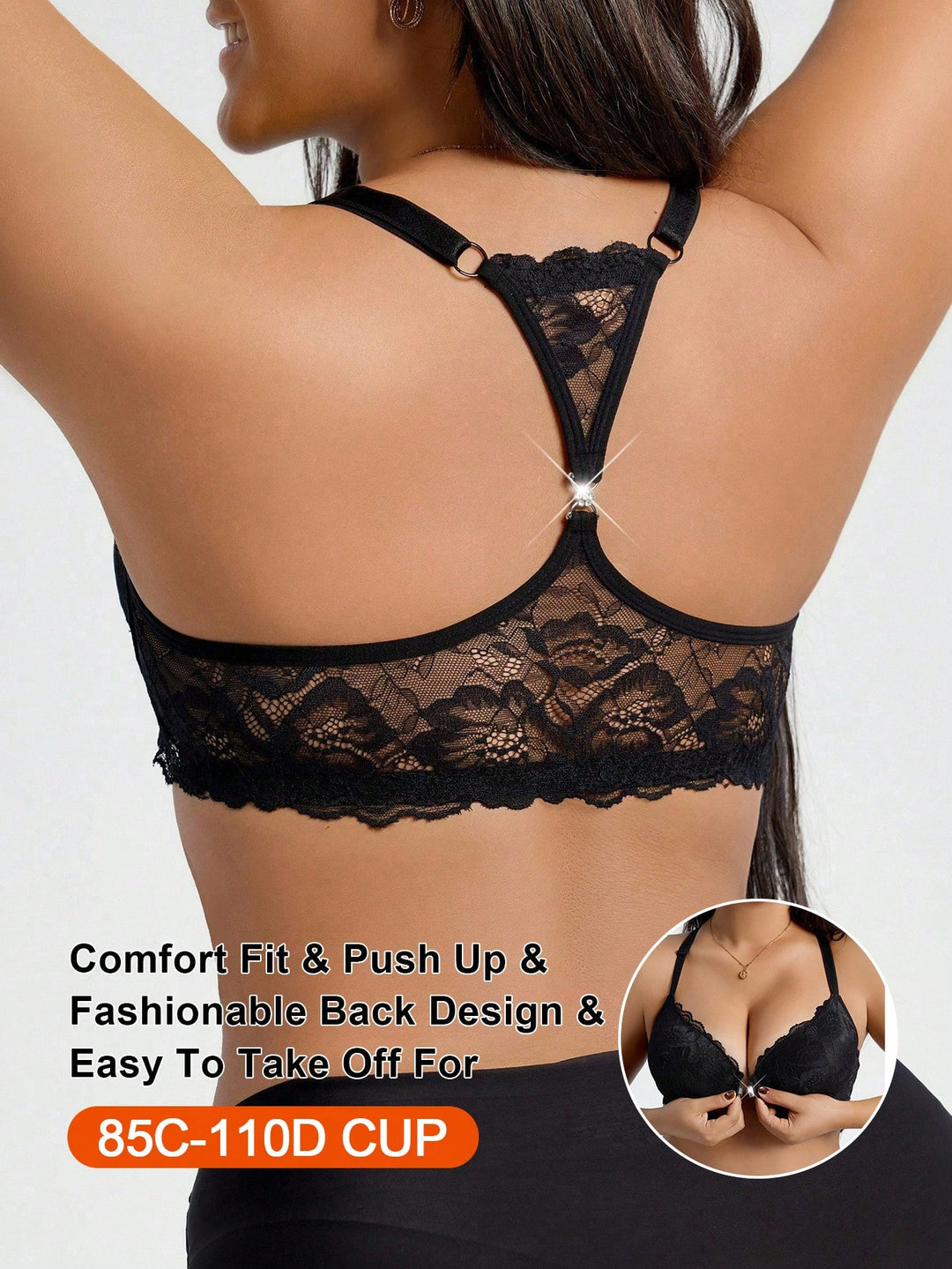 Sutien SHEIN, negru