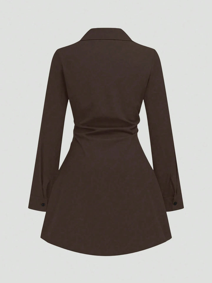 Rochie mini SHEIN, maro