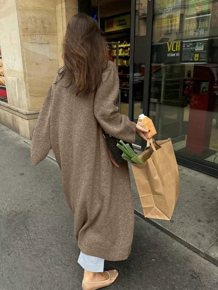 Cardigan SHEIN, maro