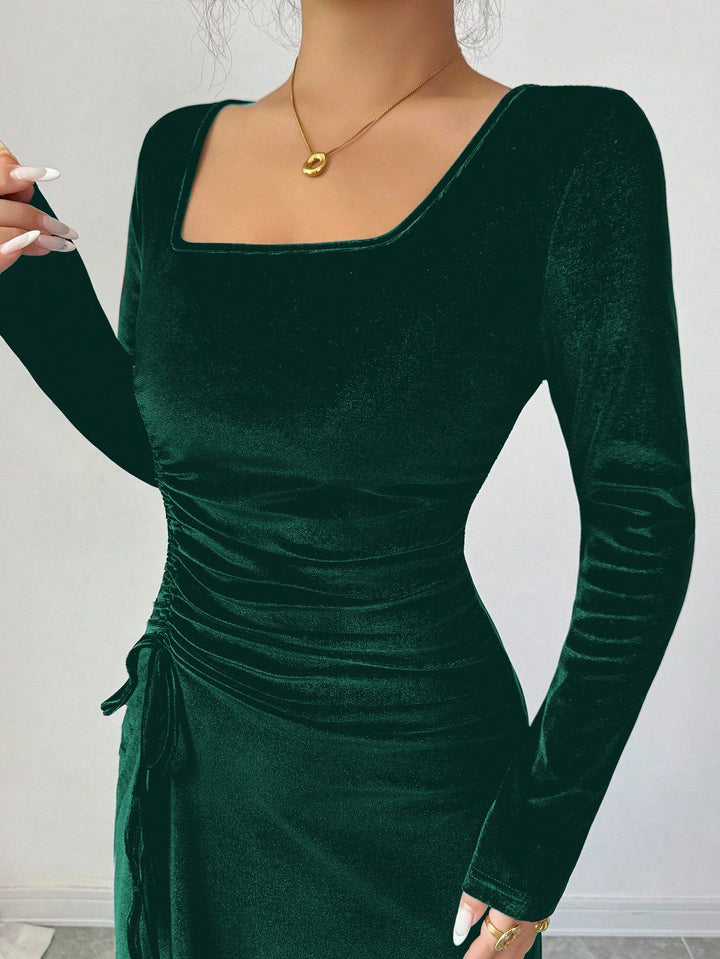 Rochie maxi SHEIN, verde