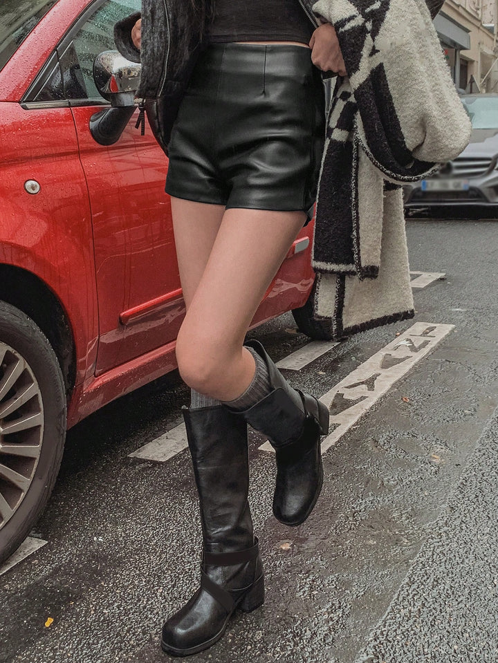Pantaloni scurți SHEIN, negru