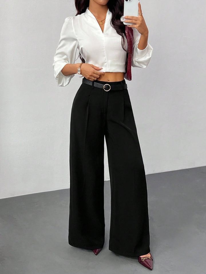 Pantaloni SHEIN, negru