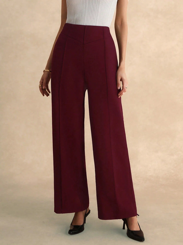 Pantaloni SHEIN, vișiniu