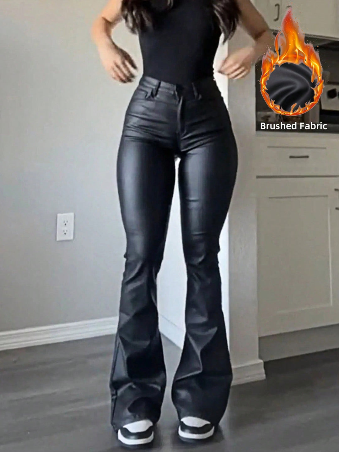 Pantaloni SHEIN, negru