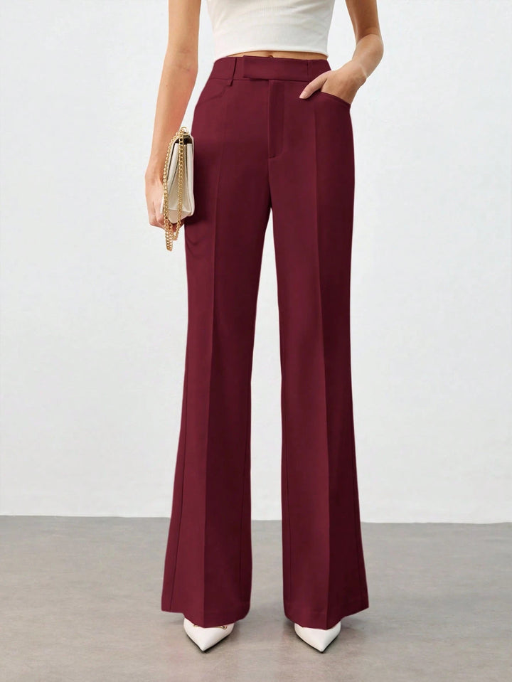 Pantaloni SHEIN, vișiniu