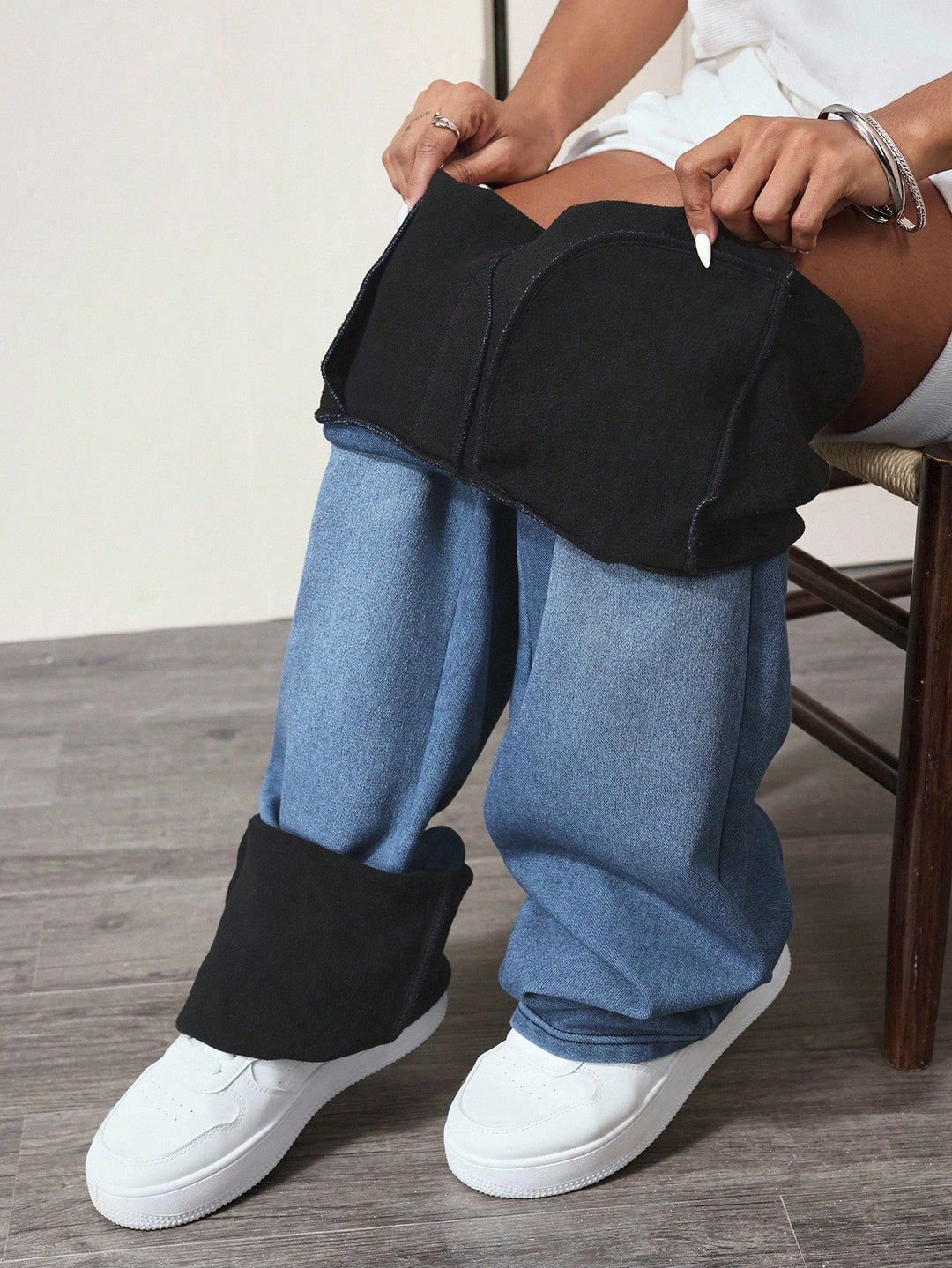 Jeans SHEIN, albastru