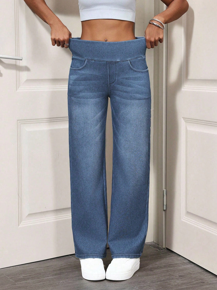 Jeans SHEIN, albastru