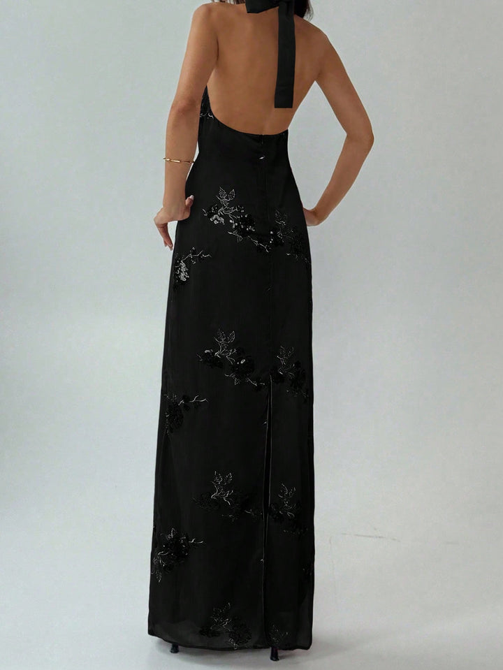 Rochie maxi SHEIN, negru