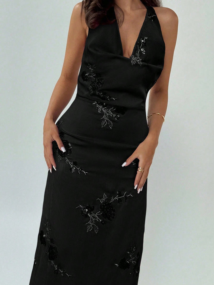 Rochie maxi SHEIN, negru