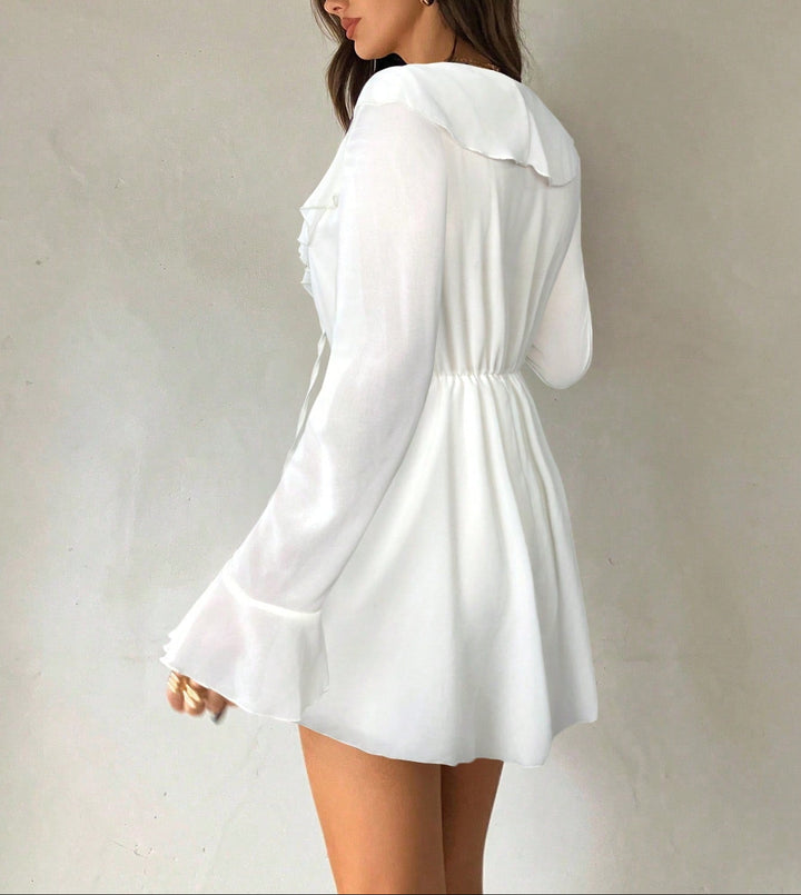 Rochie mini SHEIN, crem