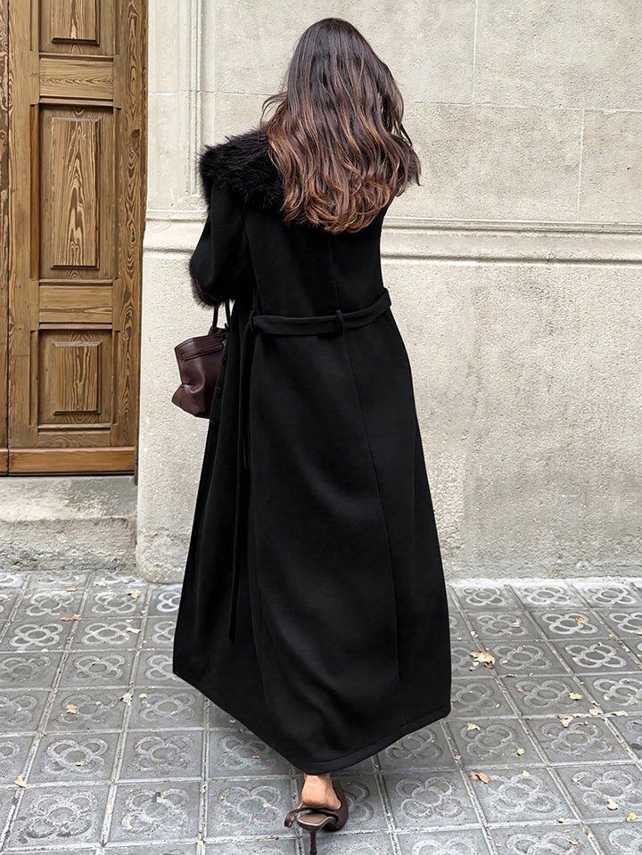 Palton lung SHEIN, negru
