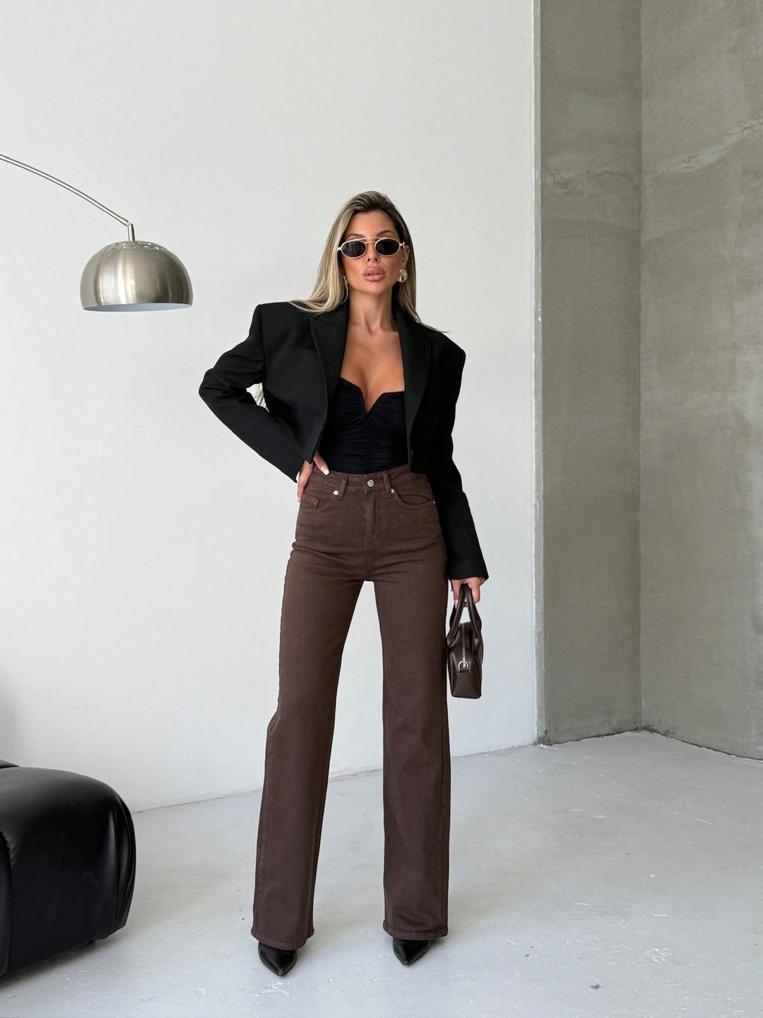 Jeans SHEIN, maro