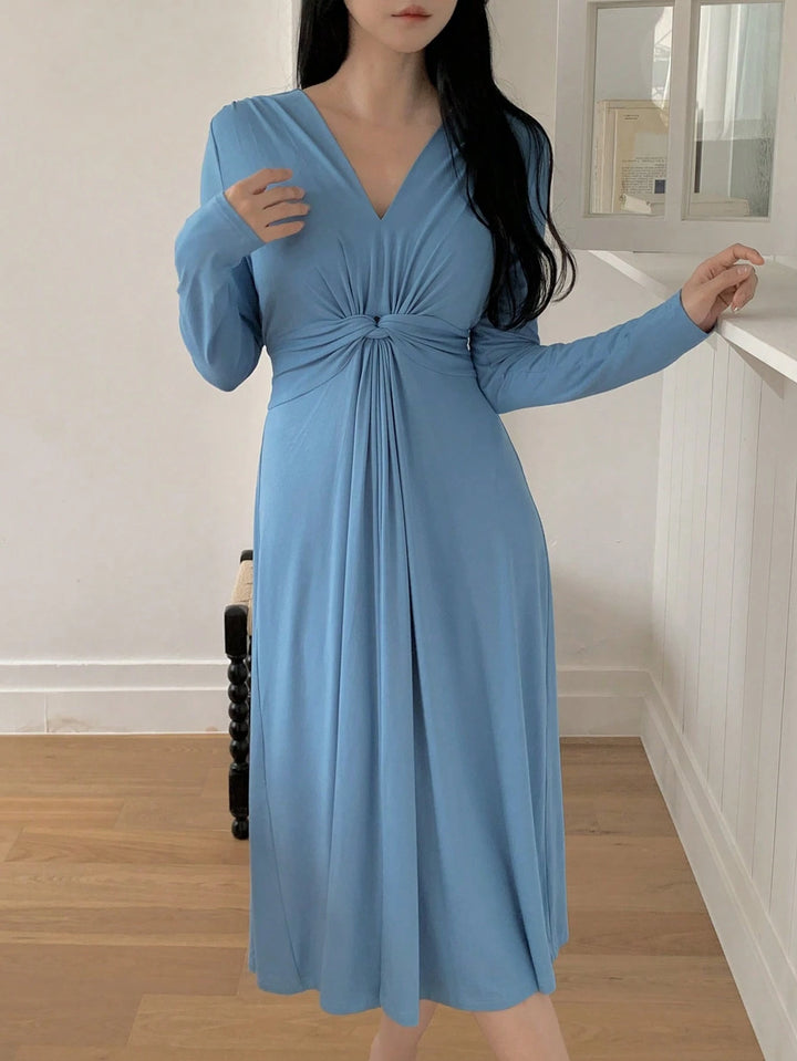 Rochie maxi SHEIN, albastru