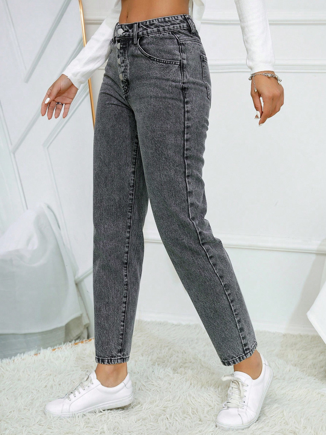 Jeans SHEIN, gri