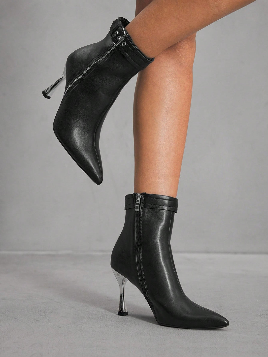 Botine SHEIN, negru