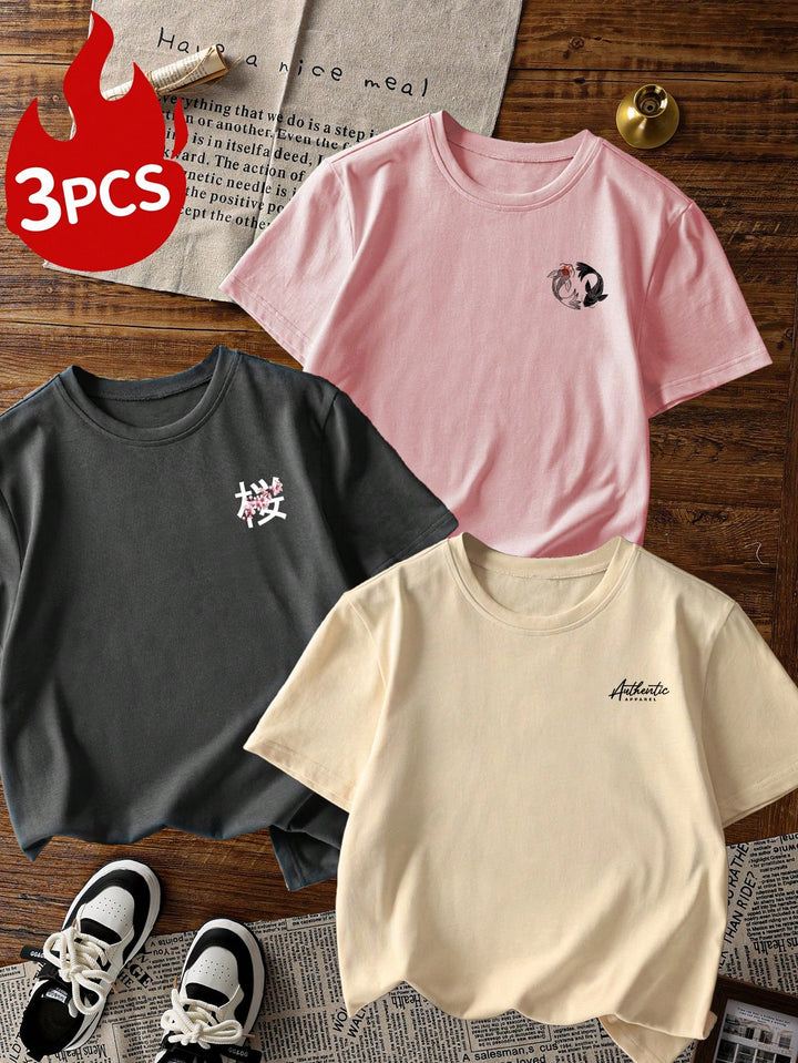 Tricou SHEIN, mix culori