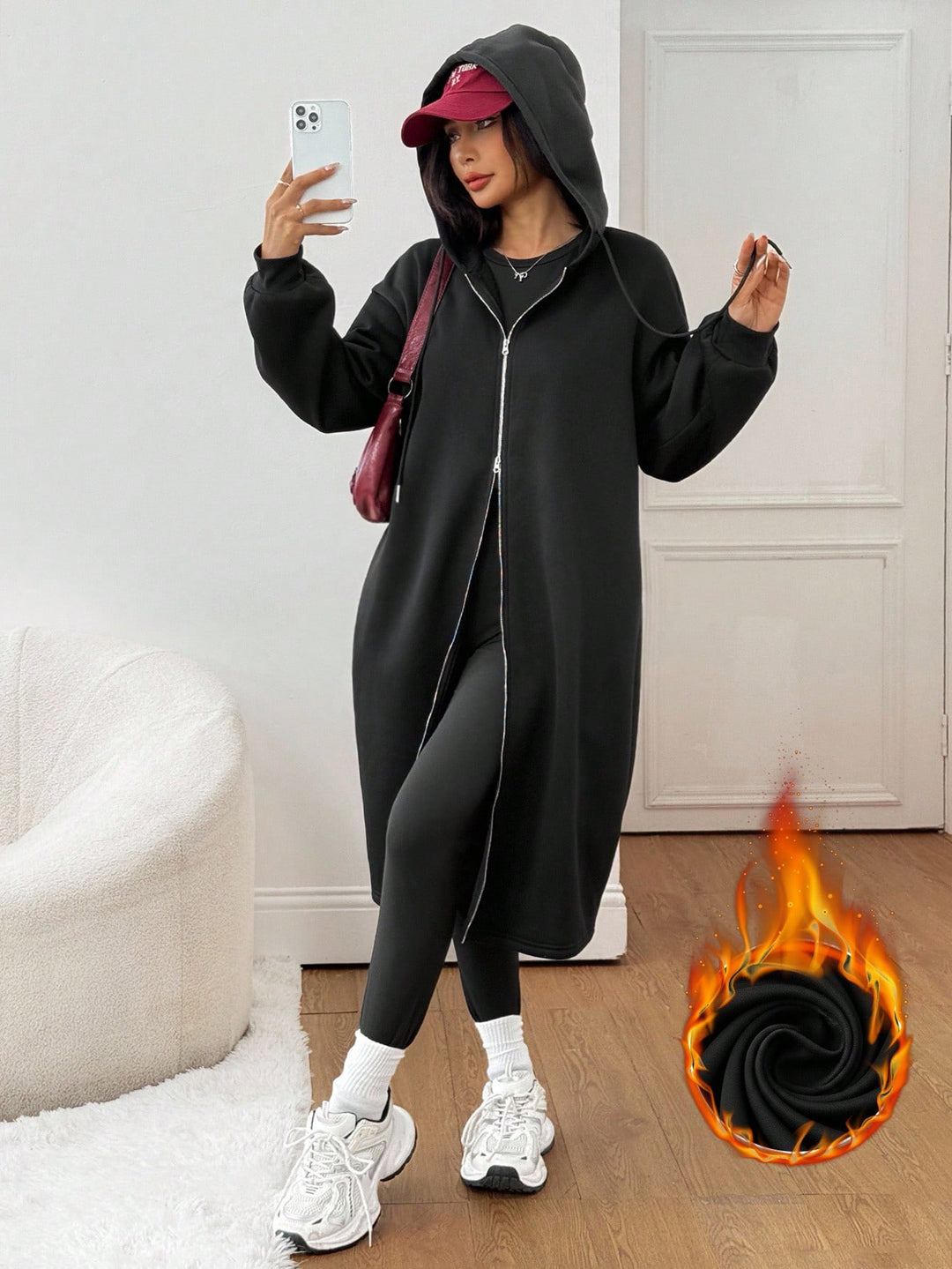 Palton SHEIN, negru