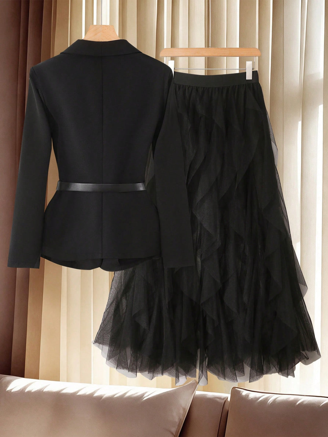 Costum SHEIN, negru